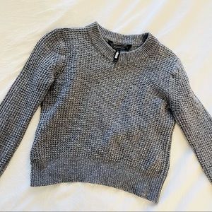BCBG Maxazria Wool Cashmere Blend Crop Sweater